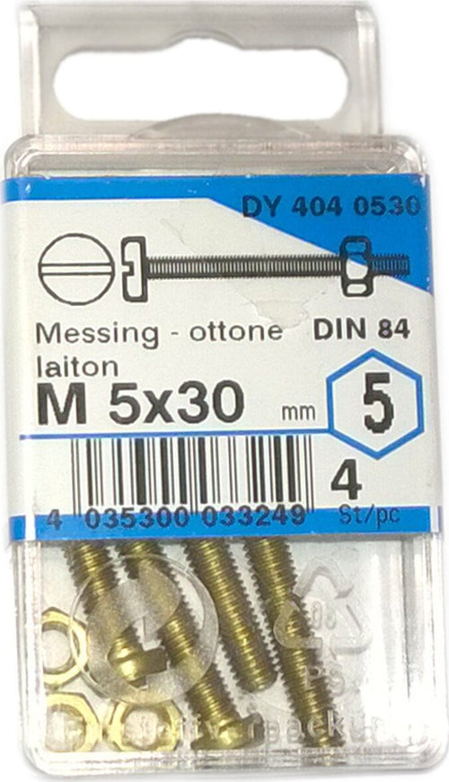 4-paraalberi-CONDY-in-ottone-con-bulloni5-x-30-mm-DIN84-kraftool-motore-DY4040530---GB