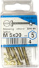 4-paraalberi-CONDY-in-ottone-con-bulloni5-x-30-mm-DIN84-kraftool-motore-DY4040530---GB