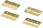 4-PEZZI---CERNIERE-PER-COFANETTI-30x20MM---IN-ACCIAIO-OTTONATO