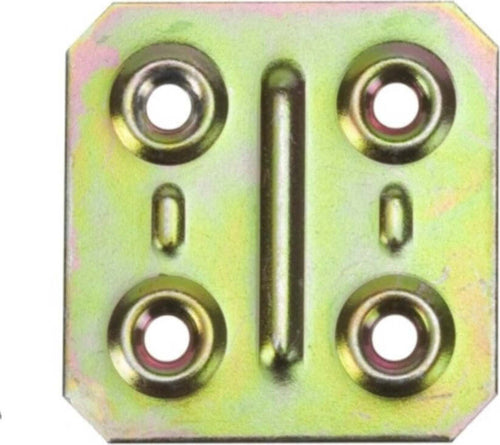 4-PEZZI---PIASTRINE-NERVATE-FORATE-PER-GIUNZIONE-MOBILI-40x40MM---IN-ACCIAIO-TROPICALIZZATO---ANGOLI-TAGLIATI