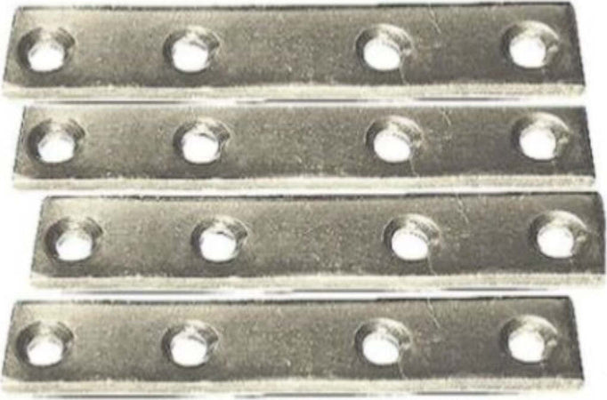4-PEZZI---PIASTRINE-PIATTE-DI-GIUNZIONE-A-4-FORI-80x15MM--IN-ACCIAIO-ZINCATO