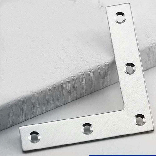 4-PEZZI---SQUADRETTE-PIANE-ANGOLARI-A-6-FORI---70x70x12MM---SPESSORE-1,8MM---IN-ACCIAIO-ZINCATO