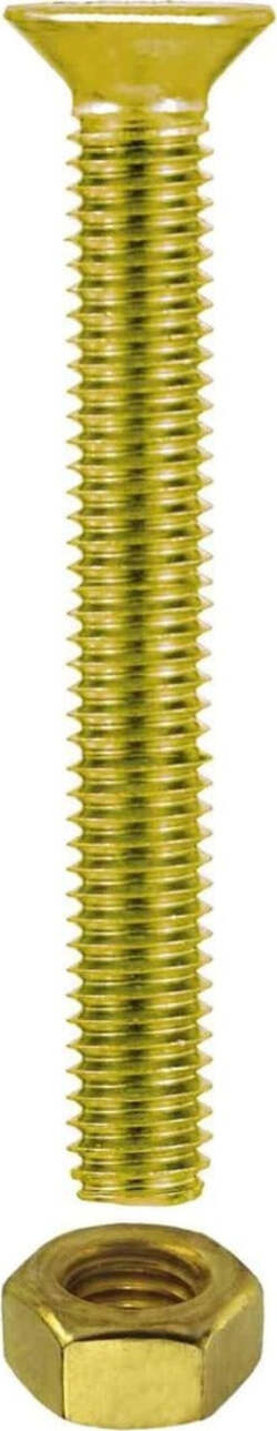 4-PEZZI---VITI-METRICHE-IN-OTTONE-CON-TESTA-PIUANA-SVASATA-M6x30MM