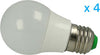 4-PZ-Lampade-Led-E27-Bulbo-3W30W-Bianco-Caldo-Diametro-50mm-Altezza-94mm-A2Zworld