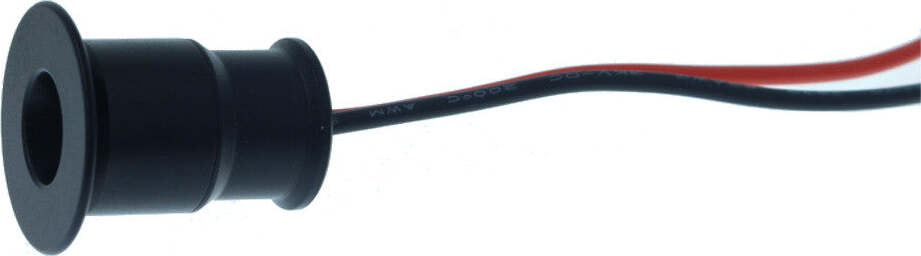 4-PZ-Mini-Faretto-Led-Da-Incasso-1W-DC-12V-Freddo-6000K-Carcassa-Nera-Angolo-30-Gradi-Foro-15mm-20X25mm-Ledlux