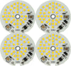 4-PZ-Scheda-Led-AC-220V-5W-Bianco-Neutro-4500K-Piastra-Led-Plate-Modulo-Diametro-48mm-40-Smd-2835-Ledlux