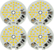 4-PZ-Scheda-Led-AC-220V-5W-Bianco-Neutro-4500K-Piastra-Led-Plate-Modulo-Diametro-48mm-40-Smd-2835-Ledlux