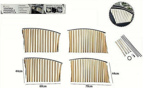 4 Pz. Tenda Tendina Parasole Proteggi Sole Raggi Uv Magnetica Auto Marrone 70169 Auto e Moto > Auto > Accessori Auto Trade Shop italia - Napoli, Commerciovirtuoso.it