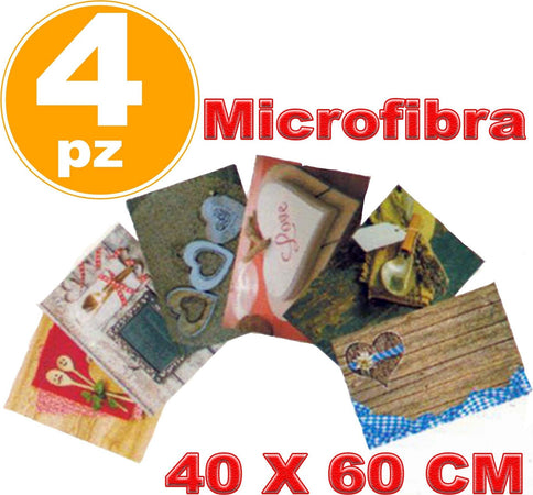 4 STROFINACCI MICROFIBRA ASCIUGAPIATTI ASCIUGA PIATTI CANOVACCIO 40X60 CM Casa e cucina/Tessili per la casa/Tessili da cucina/Strofinacci Trade Shop italia - Napoli, Commerciovirtuoso.it