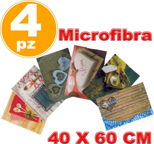 4 STROFINACCI MICROFIBRA ASCIUGAPIATTI ASCIUGA PIATTI CANOVACCIO 40X60 CM Casa e cucina/Tessili per la casa/Tessili da cucina/Strofinacci Trade Shop italia - Napoli, Commerciovirtuoso.it