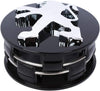 Set 4 Coprimozzo Compatibile Peugeot Tappi 60mm Nero 106 107 206 207 306 307 507