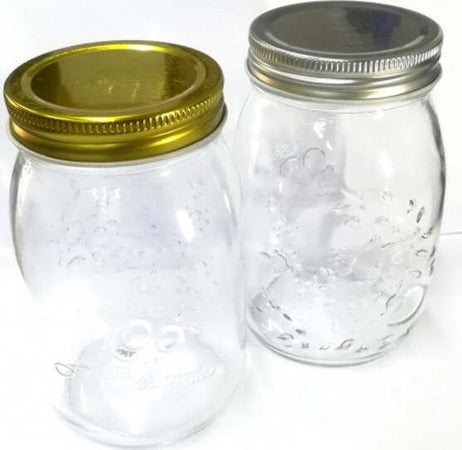 4 Vasetti Barattolo In Vetro Lavorato 500 Ml Per Marmellate Conserve Coperchio Casa e cucina/Organizzazione interni/Contenitori e barattoli da cucina/Vasetti e barattoli per conserve/Barattoli Trade Shop italia - Napoli, Commerciovirtuoso.it