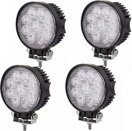4-X-27w-Led-Luce-Faro-Lampada-Da-Lavoro-Faretto-Auto-Camion-Jeep-Suv-12v-24v