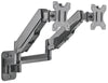 Staffa a Muro con Molla a Gas per due Monitor 17-32''