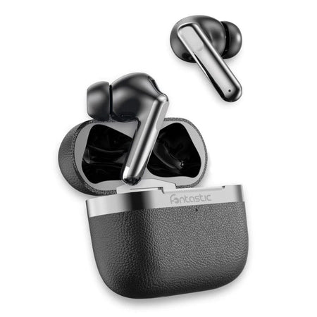 Cuffie Auricolari Wireless TWS Ibride ANC+ENC Aura Nero