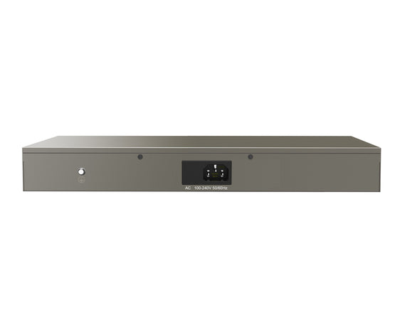 Switch 16 Porte Gigabit Desktop/Rack con 16 porte PoE+, G1116P-16-150W