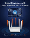 Mesh Router Wi-Fi 6 AX3000 Super Veloce Dual Band 2,5 Gbps WAN, WR3000H