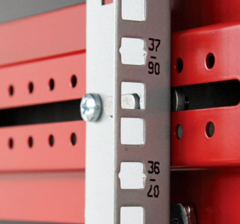 Armadio Server Rack 19'' 600x1000 27 Unita' Nero serie Ideal