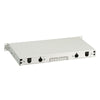 Cassetto Ottico 19'' Assemblato con 12 Bussole e 24 Pigtails LC Duplex Multimodale OM4