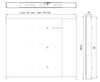 Mensola estensibile per Rack 19'' 1U Grigio 4 punti