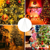 Catena Luminosa 400 Luci LED IP44 Bianco Caldo per Albero con Anello