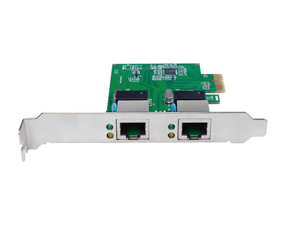 Scheda di rete 2 porte Gigabit PCI Express