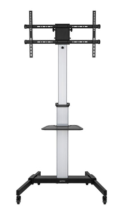 Carrello TV 37''-86'' Multimediale in Alluminio Regolabile in Altezza