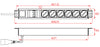 Multipresa 6 Posti da Rack 19'' con Magnetotermico Spina C20 1,5U