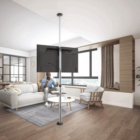 Supporto da Pavimento a Soffitto per TV LCD/LED/Plasma 37-70''