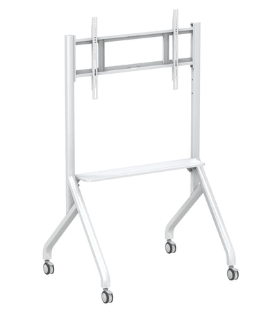 Supporto Mobile da Pavimento Multifunzione per TV LCD/LED/Plasma 65-100'' Bianco