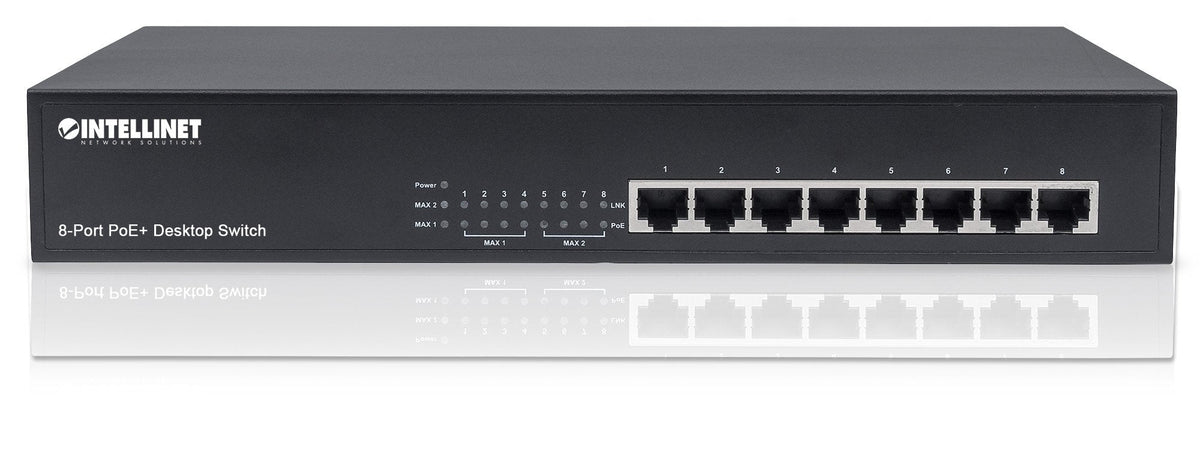 Switch PoE+ 8 Porte 10/100, Desktop / Rack