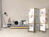 Paravento giapponese - Plush Bears with Balloons - Flying Light-Brown Bears Among Balloons - Clouds - and Rainbows in Su
