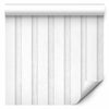 Tappezzeria murale - Wooden Texture - Symmetrical vertical lines on a white background