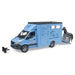Mezzo stradale bruder 02674 mercedes sprinter furgone con cavallo 1:16