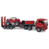 Mezzo cantiere bruder 02774 man camion tga pianale ribassato e caricat