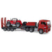 Mezzo cantiere bruder 02774 man camion tga pianale ribassato e caricat
