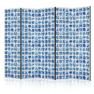 Paravento - Ceramic Tiles - Traditional Portuguese Blue Tiles Azulejos
