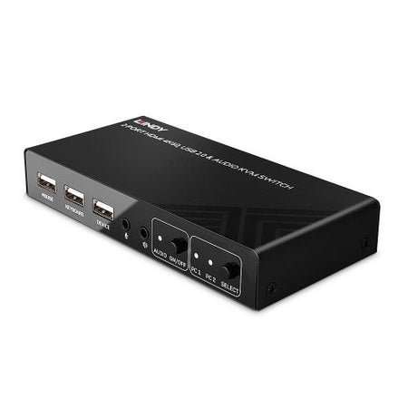 Lindy 32809 switch per keyboard-video-mouse (kvm) nero
