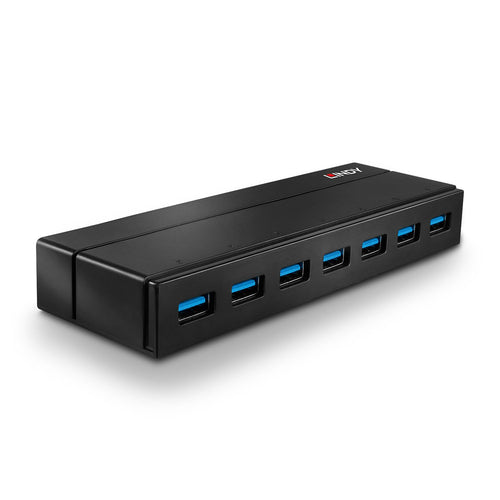 Lindy 43228 hub di interfaccia usb 3.2 gen 1 (3.1 gen 1) type-a 5000 mbit/s nero - LINDY43228