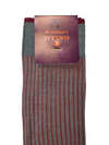 Calze lunghe uomo Gallo - Coste grigio/minio