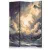 Paravento - Epic Play of Light: The Sun Battling for Dominance Over the Clouds