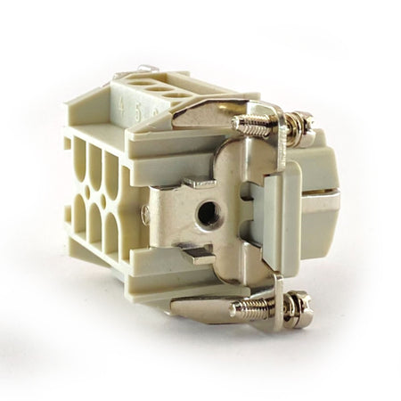 Frutto presa connessione con morsetto a vite 6 poli +PE Aleyay