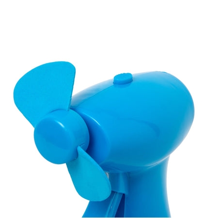 Ventilatore a batteria portatile con nebulizzatore ad acqua per mare e spiaggia h 22 cm