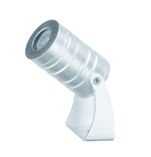 Faretto in alluminio con luce RGB e picchetto 3 watt