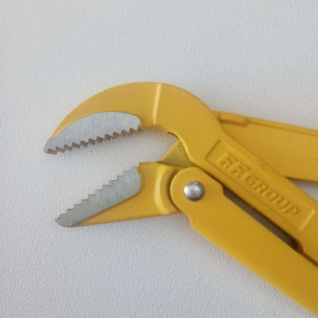 FF Group pinza 1"+1/2 giratubi svedese a 45° gialla in cromo vanadio