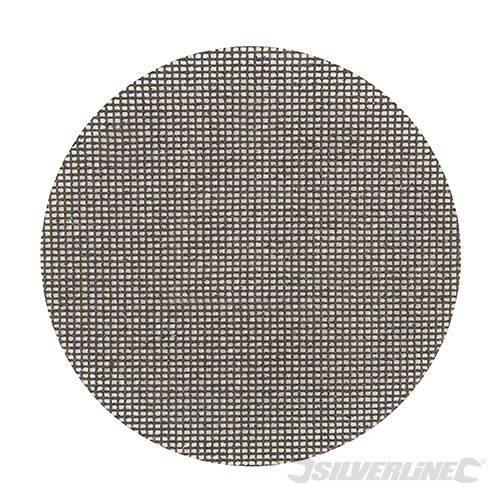 Fogli a rete circolari con fissaggio strappo per tutte le applicazioni di levigatura silverline Silverline