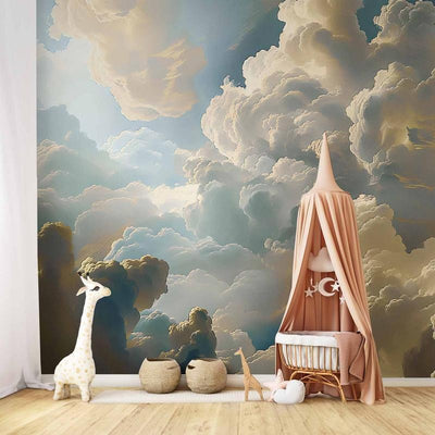 Carta da parati - Sun and Shadows: A Theatrical Display of Nature High Above the Earth