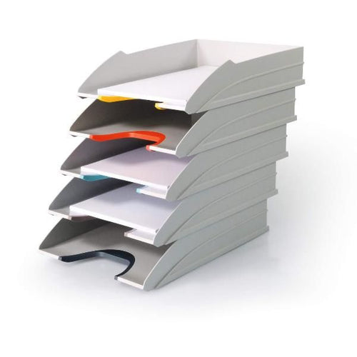 Vaschette ideali per riporre documenti varicolor� mix tray set conf. 5pz durable a4 - 7704-27 - 123654