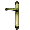 MANIGLIA LAVINIA CON PLACCA IN OTTONE quadro maniglia mm.8 - mm.70 tipo