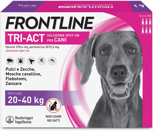 FRONTLINE TRI-ACT SPOT-ON PER CANI L -- in confezione da 6 pipette